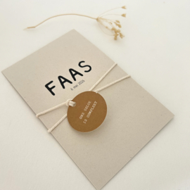 Geboortekaart Faas
