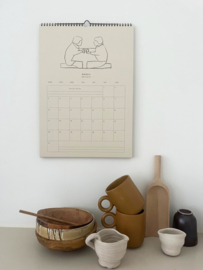 *NIEUW* Jaarkalender illustraties | Ted & Tone