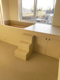 Maatwerk bed | Mdf geverfd
