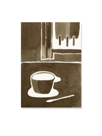 *NIEUW* Poster Coffee with a view | Ted & Tone