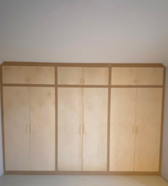 Maatwerkkast tv kast | Berken Multiplex / MDF