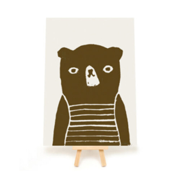 Poster A5 Bear - Ted & Tone