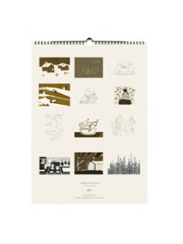 *NIEUW* Jaarkalender illustraties | Ted & Tone