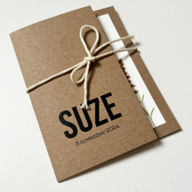 Geboortekaart Suze