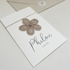 *NIEUW* Geboortekaart Philou