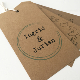 Trouwlabel Ingrid en Jurian