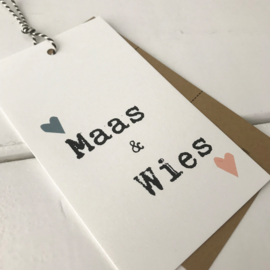 Geboortelabel Maas & Wies