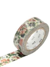 MT masking tape flower botanical art - vintage bloemen