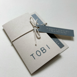 Geboortekaart Tobi