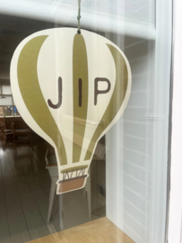 Geboortekaart luchtballon Jip