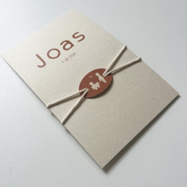 Geboortekaart Joas