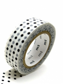 MT Maskingtape dot black - maskingtape zwarte stip