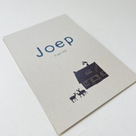 Geboortekaart Joep