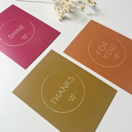 Compliment cards Kapsalon Tine