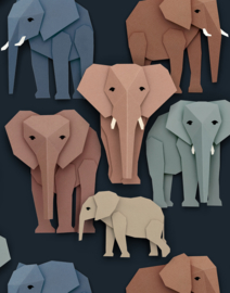 *NIEUW* Behang olifanten