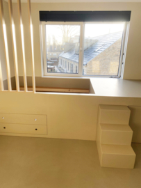 Maatwerk bed | Mdf geverfd