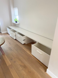 Opbergmeubel | Fins vuren underlayment geverfd