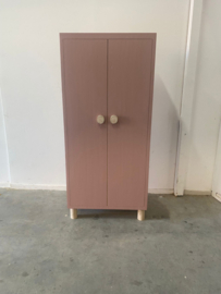 Vakkenkast op maat oud roze | Fins vuren (geverfd)