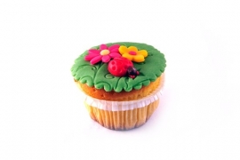 Bloemen Cupcake