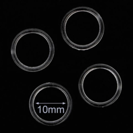 Ring 10mm transparant - 1 stuk