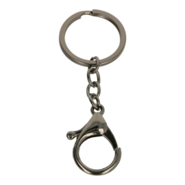 Sleutelhanger musketonhaak (zilver)