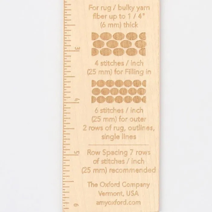 Oxford Stekenmeter in inch en cm hout