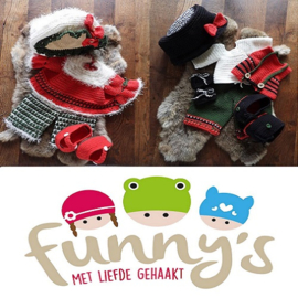 Set XXL Funny kledingset Sweety Christmas Girl en Boy