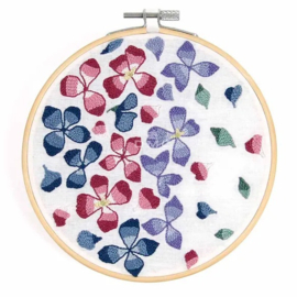 DMC Punch needle kit hortensia 14,5cm