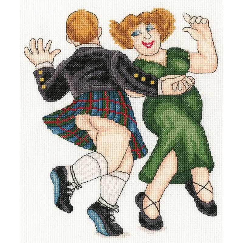 Borduurpakket Beryl Cook - Och Aye - Bothy Threads