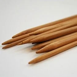 ( Sokken) Kousenbreinaalden bamboo 40cm 6mm  4st.