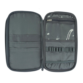 Durable dubbele etui voor haak- en breinaalden 30 x 18 x 5 cm