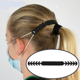 Siliconen oorbeschermers voor mondkapje (transparant)