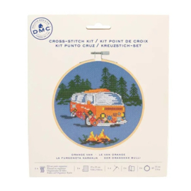 DMC Kruiststeek kit Oranje Bus 15cm