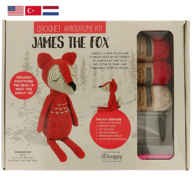 Tuva Haakpakket amigurumi James the Fox