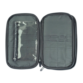 Durable dubbele etui voor haak- en breinaalden 30 x 18 x 5 cm