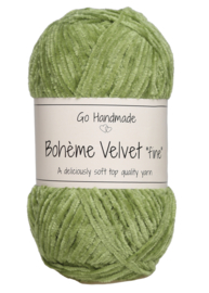 17616 Bohème Velvet  fine - Peridot Green