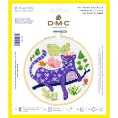 DMC Borduurkit panter 15cm