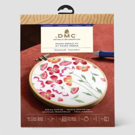DMC Punch needle kit klaproos 14,5cm