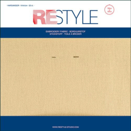 Restyle 400ZB Hardanger 22 count borduurstof 9 draden per cm 53x53cm 50% katoen en 50% viscose - Kleur 087