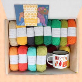 Scheepjes CAL Festival of Lights blanket -Organicon kit