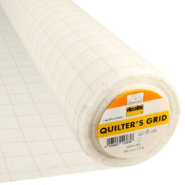 Vlieseline Quilter's grid 90x100cm wit