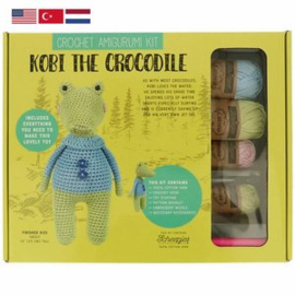 Kobi the Crocodile Tuva haakpakket amigurumi​​​​​​