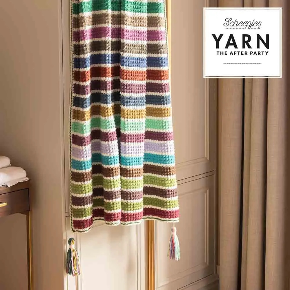 202 YARN The After Party Scrumptious Stripes Blanket NL