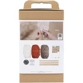 Macramé kit, Bloemenhanger