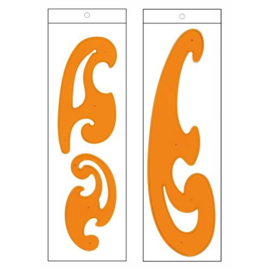 ReStyle French Curve Burmester sjablonenset (3 stuks)