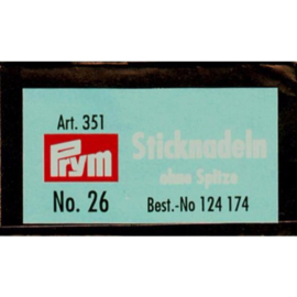 Prym Borduurnaalden nr.26 zonder punt 0.60x34mm - 5st