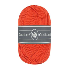 Durable Cotton8- kleur 2198 Dusty Orange