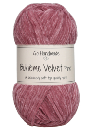 17603 Bohème Velvet  fine - Raspberry