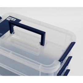 Opbergbox 28x18x25cm stapelbaar
