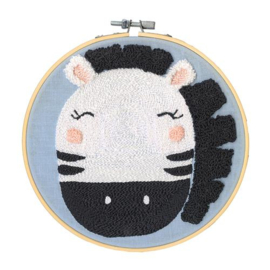Punchpakket Zebra 17,8cm rond